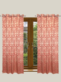 Cotton Jacquard Fiore Damask Curtain