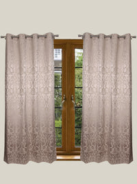 Cotton Jacquard Fiore Damask Curtain