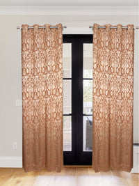 Cotton Jacquard Fiore Damask Curtain