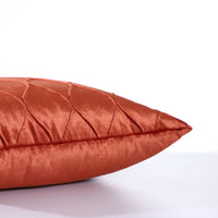 Rustic Luxe Embossed Diamond Pattern 16x16 Inch Cushion Cover - Pack of 2