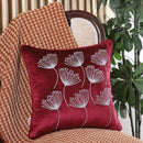 Petal Bliss Abstract Dandelion Design with Piping 16x16 Inch Cushion Cover
