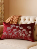 Lotus Pond Serenity 12x18 Inches Cushion Cover - Pack of 2