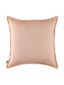 Plane Flenge Cotton Cushion Covers Orange Set of 2