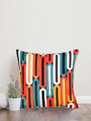 Printed & Embroidered Cushion Covers 12x12 Inch - Blend of Tradition and Trend