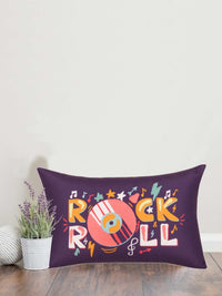 Rock And Roll Printed Cushion Cover 12x18