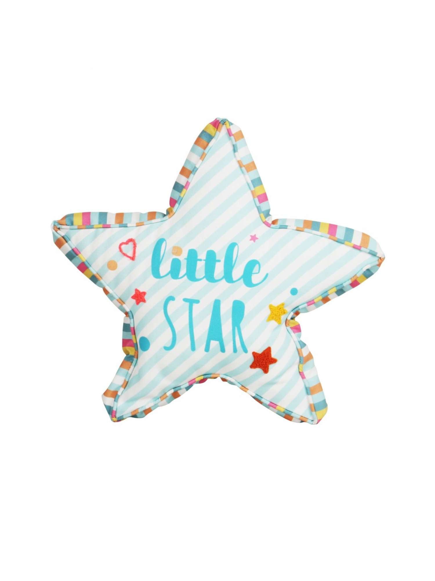 Starry Embrace: Star-Shaped Cushion with Digital Print