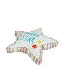 Starry Embrace: Star-Shaped Cushion with Digital Print