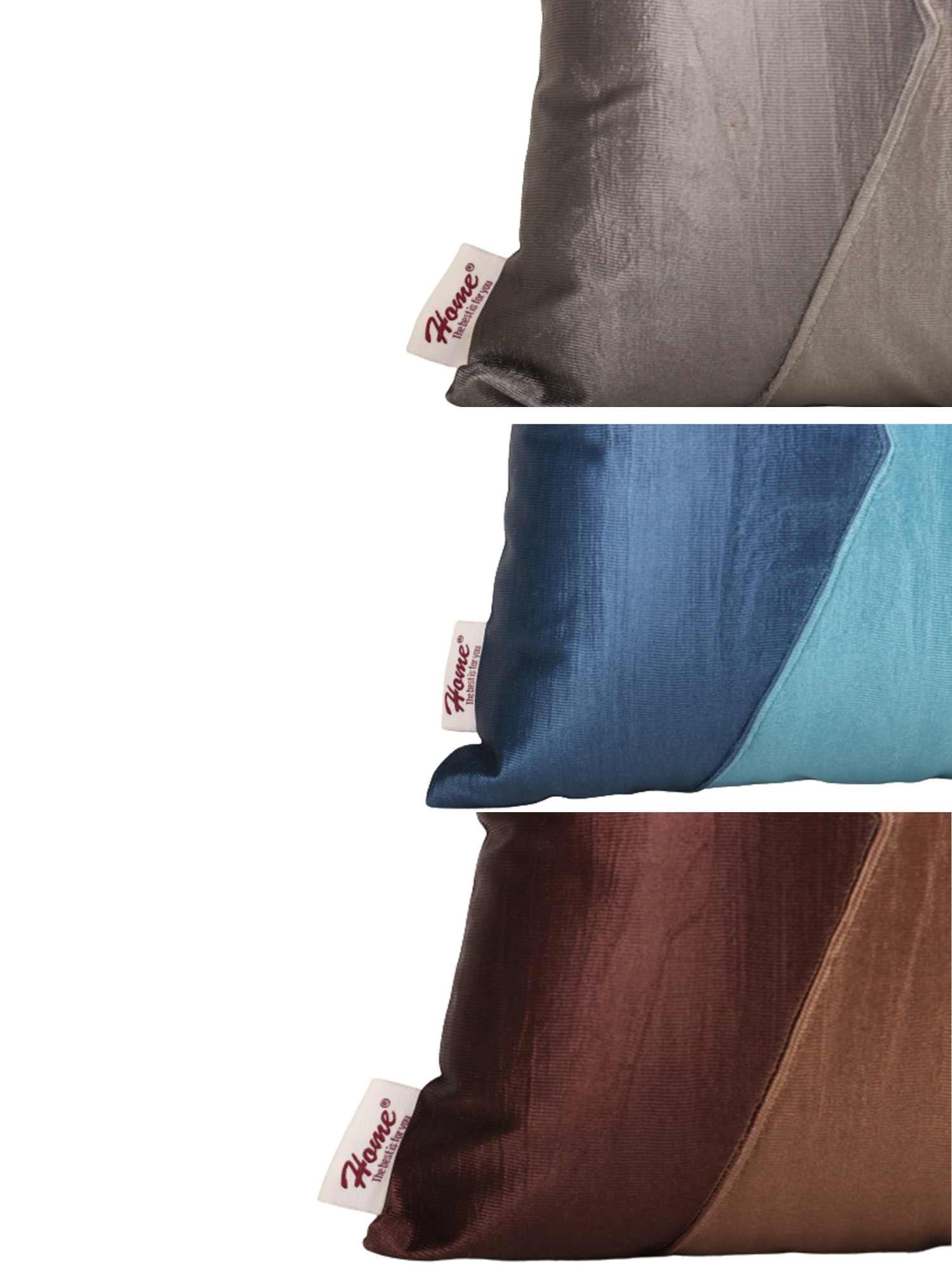 Printed Embroidered Multi Colors Cushion Cover Set of 1