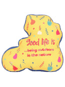 Cycle Printed Shape Cushion for Kids