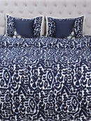 Midnight Ikat Luxe Comforter Set with Signature Cushion Accents (5-Piece Set)