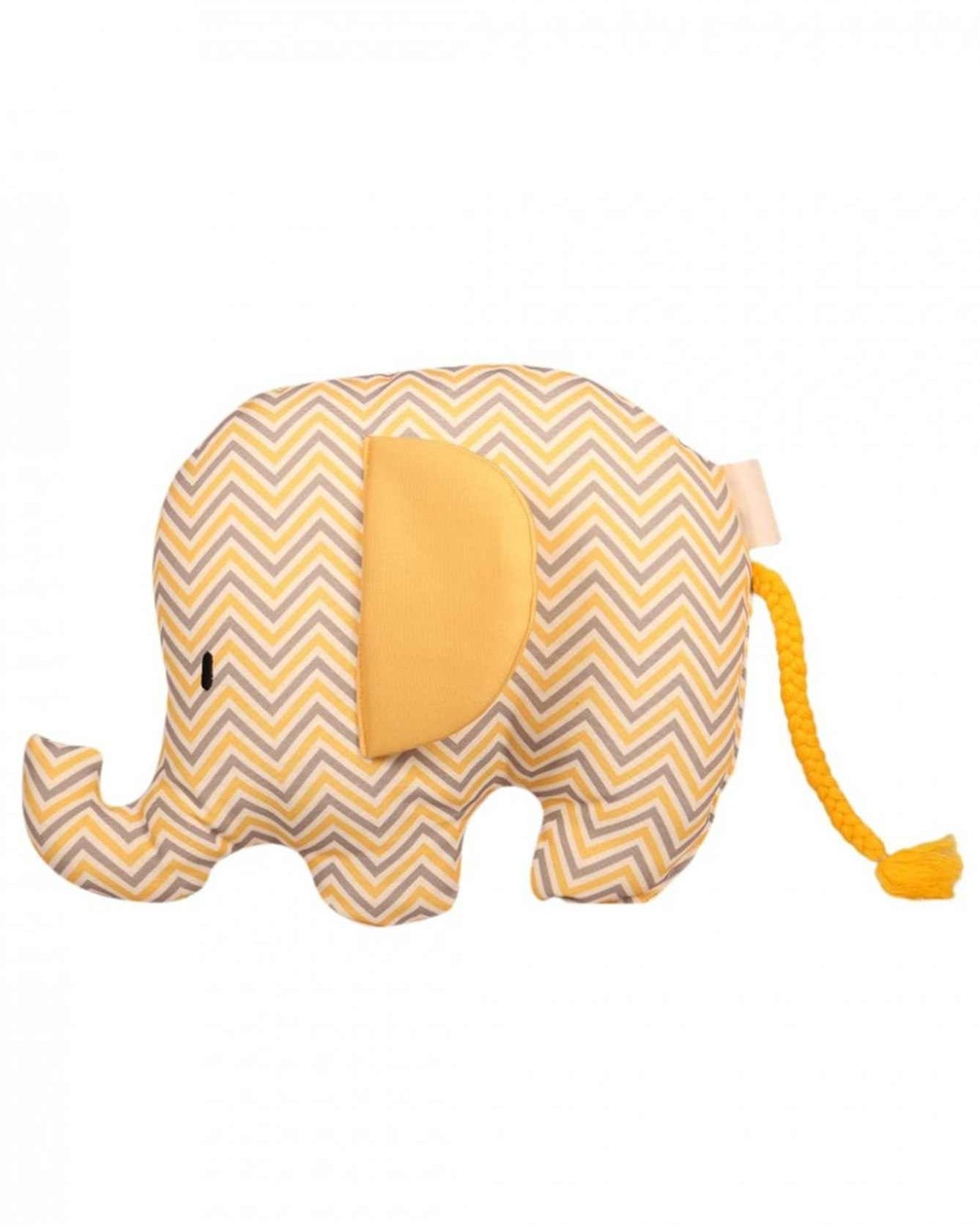 Printed Elephant Shape Cushion for Kids