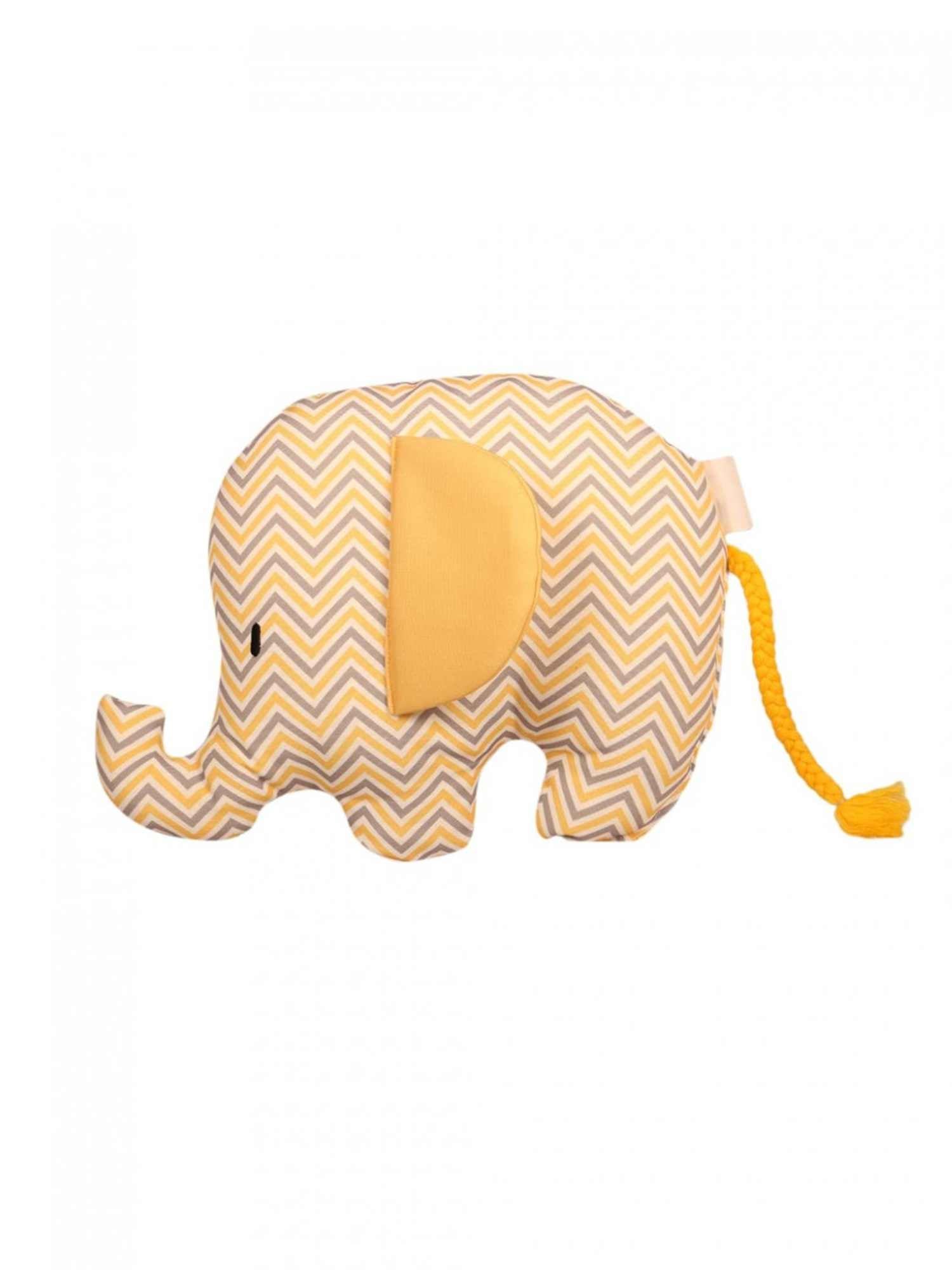 Printed Elephant Shape Cushion for Kids