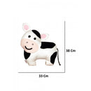 Moo-velous Comfort Cute Cow Shape Cushion with Charming Embroidery