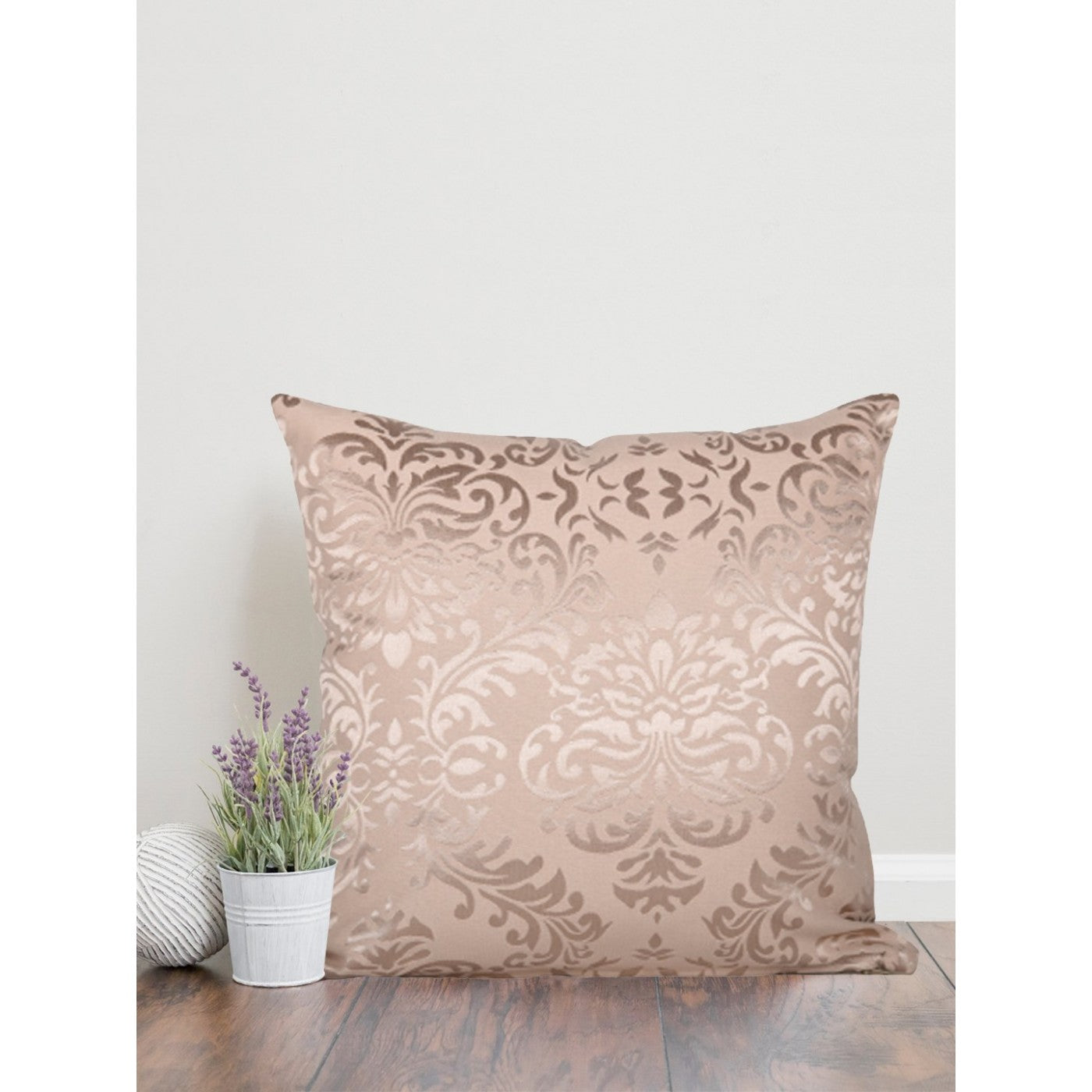 Royal Damask Elegance: Cotton Jacquard Cushion Covers