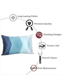 Printed Embroidered Multi Colors Cushion Cover Set of 1