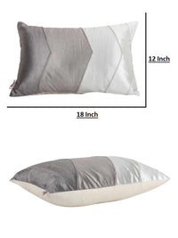 Printed Embroidered Multi Colors Cushion Cover Set of 1