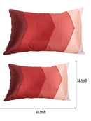 Printed Embroidered Multi Colors Cushion Cover Set of 1