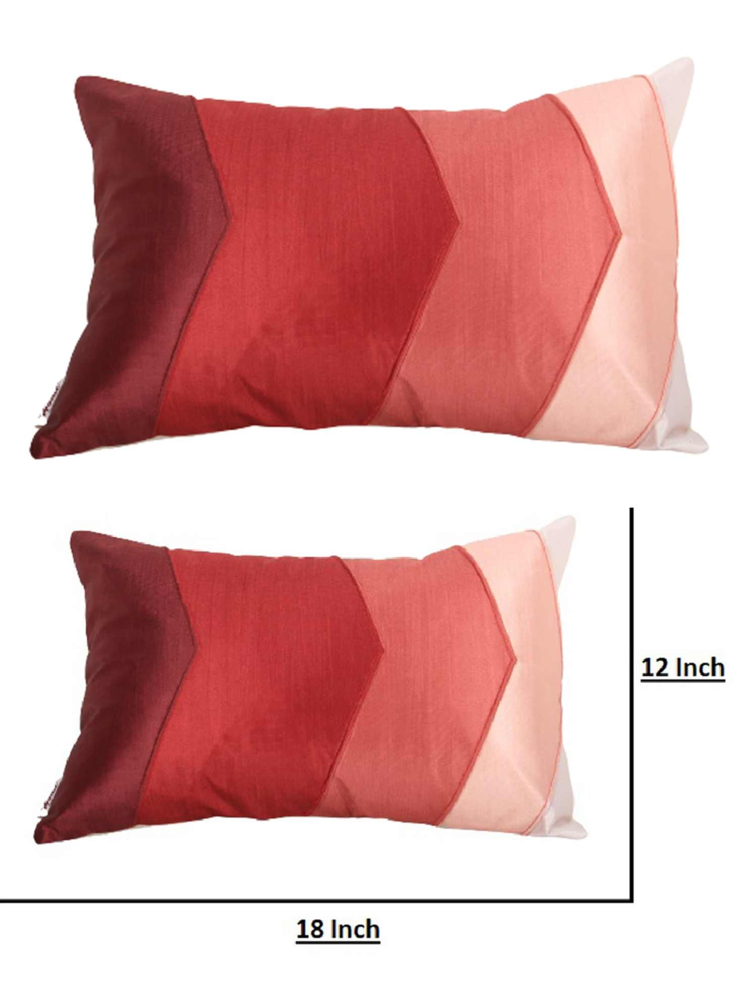 Printed Embroidered Multi Colors Cushion Cover Set of 1