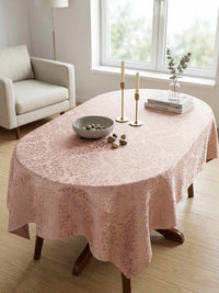 Elegant Harmony Damask Jacquard Dining Table Cover