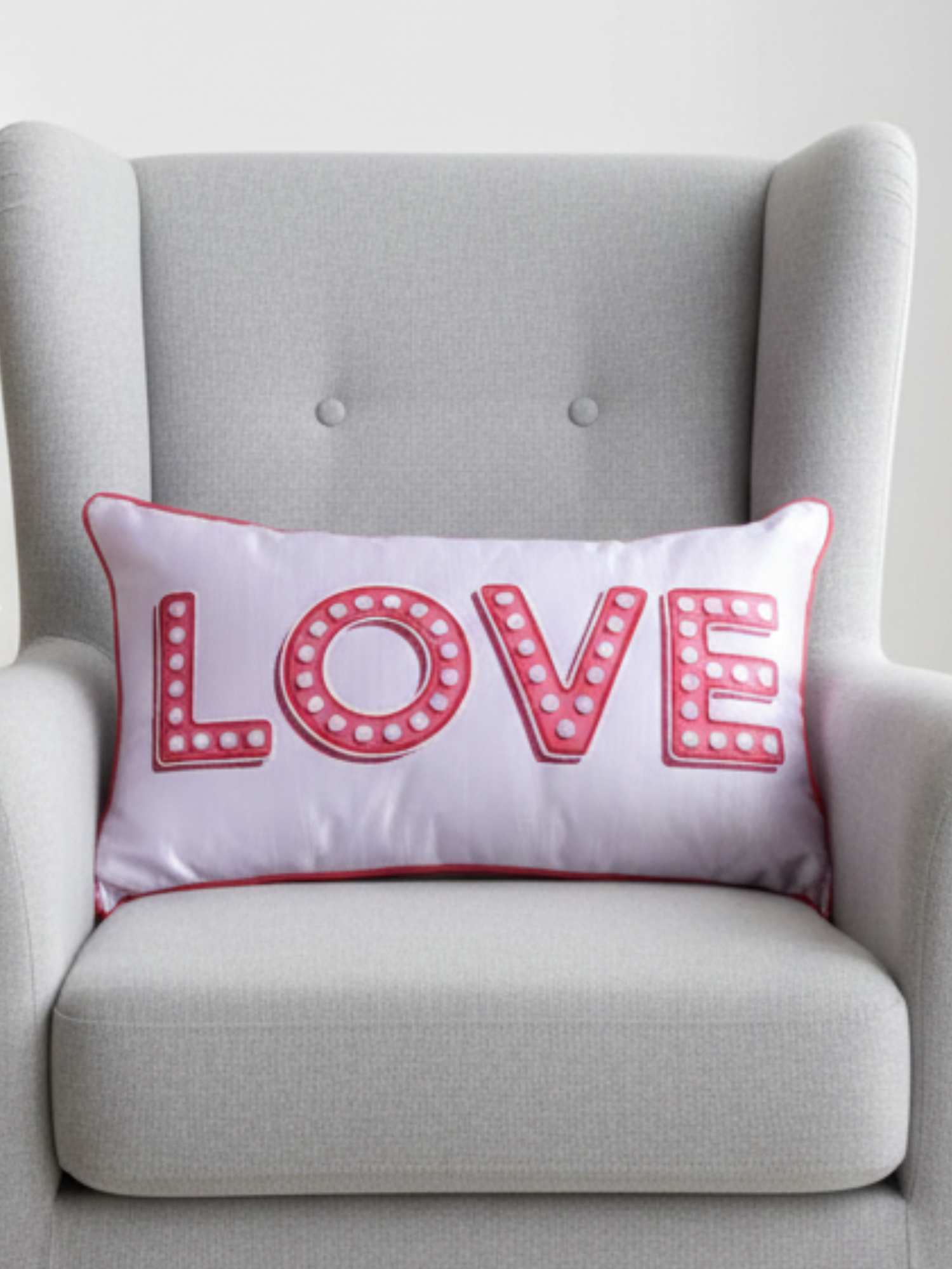 Love Statement Cushion Cover - 12x20 Inch