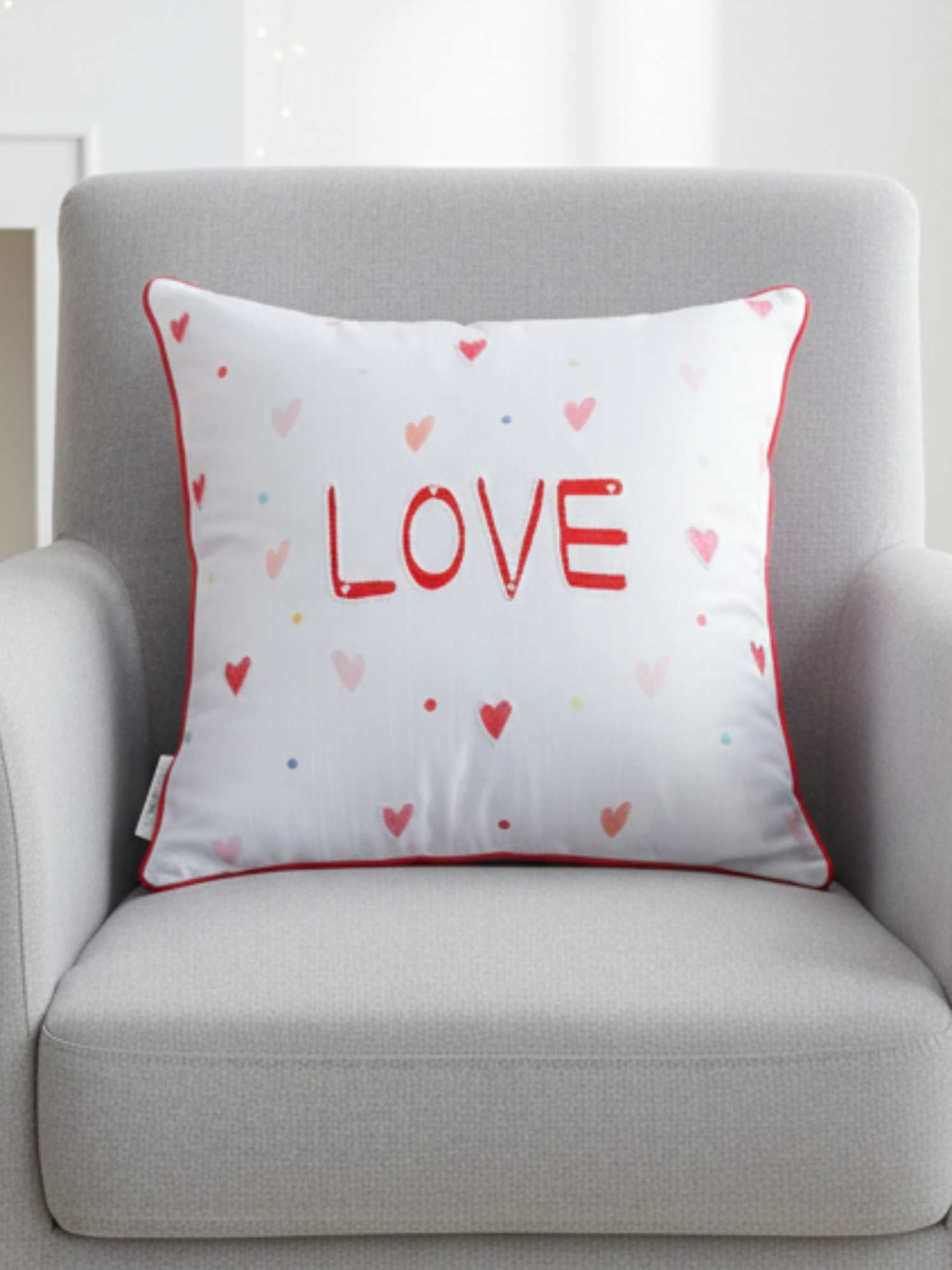 Sweetheart Love Cushion Cover - 16x16 Inch